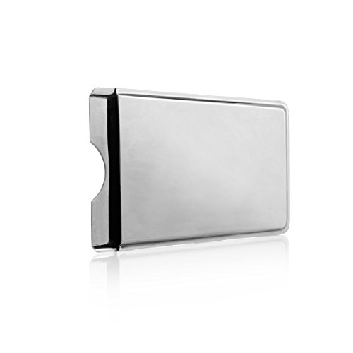 Metal Credit Card Holder - Handmade - Ultra Thin 0.15 inch - RFID Credit Card Protector - Stainless Steel Credit Card Holder - Credit Card Protector Sleeve - 4