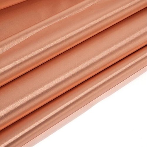 BLOCK EMF RFID EMI RF Shielding Copper Nickel Plated Conductive Electromagnetic Smart Meters Protection Grounding/Earthing Fiber Fabric brown 39"x43" - 3