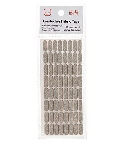 Chibitronics Conductive Fabric Tape Patches - 1