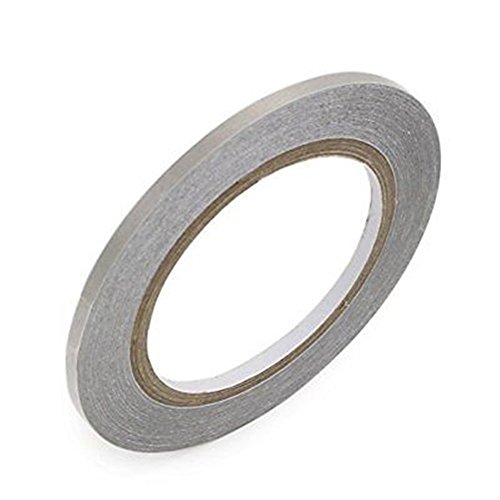 Conductive Cloth Fabric Adhesive Tape for LCD Laptop Cable Shielding Tape,2Rolls 5mm x 20M 65ft - 1