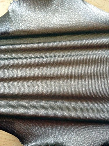 Conductive Silver Electricity RF Shielding Anti-radiation Fabric Elastic and Knitting Cloth 20"x59" - 4
