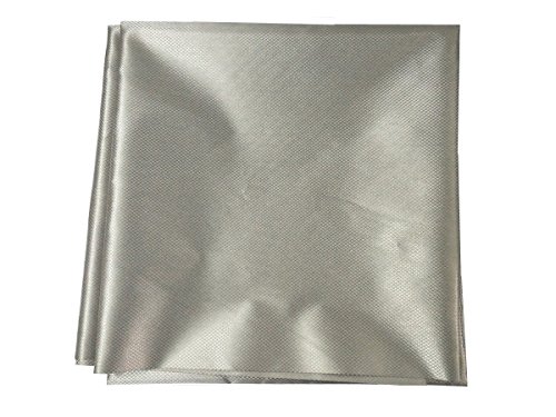 Earthing Grounding Conductive Silver Fabric Electromagnetic Shielding RF Ripstop 20"x59" - 1