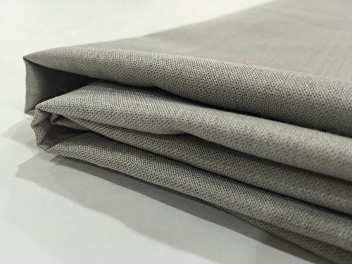 JWtextec 48%Silver Fiber Conductive Fabric Anti Radiation Fabric (57x39.37 Inches(1.45mX1m)) - 1