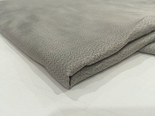 JWtextec 55%Silver Fiber Conductive Fabric Anti Radiation Shielding Fabric (57x39.37 Inches(1.45mX1m)) - 1