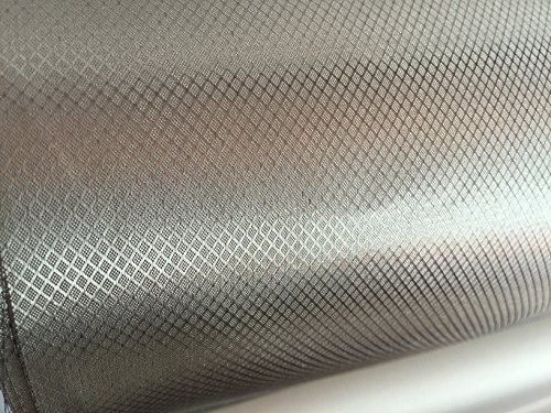 JWtextec Conductive Fabric RFID Blocking EMI Shielding Diamond Style Copper/Nickel Coating Fabric (39.37x39.37 Inches(1mX1m)) - 2