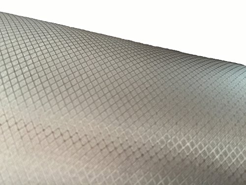 JWtextec Conductive Fabric RFID Blocking EMI Shielding Diamond Style Copper/Nickel Coating Fabric (39.37x39.37 Inches(1mX1m)) - 4