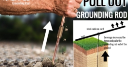 Pull out ground rod