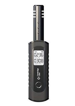 Cambridge Labs Rechargeable EMF Meter, Radiation Detector, Electromagnetic Field Tester, Smart Counter, Great Reader for The Home, Office Or Ghost Hunting, Handheld Digital Sensor, Black - 1