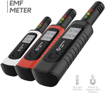 Cambridge Labs Rechargeable EMF Meter, Radiation Detector, Electromagnetic Field Tester, Smart Counter, Great Reader for The Home, Office Or Ghost Hunting, Handheld Digital Sensor, Black - 7