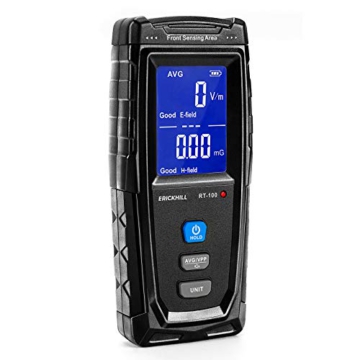 ERICKHILL EMF Meter, Rechargeable Digital Electromagnetic Field Radiation Detector Hand-held Digital LCD EMF Detector, Great Tester for Home EMF Inspections, Office, Outdoor and Ghost Hunting - 1