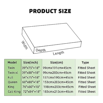 Grounding Fitted Sheet Kit Connect to The Earth's Energy 18inch Depth Pocket Grounding Bed Sheets for Earthing - 6