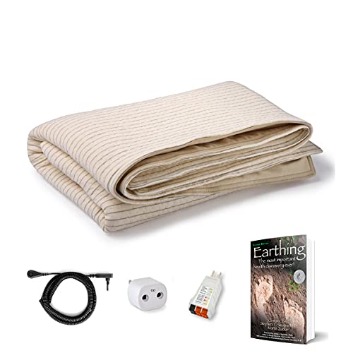 Grounding Throw Kit, grounding Blanket, grounding Sheet for earthing, Improve Sleep with Clint Ober's Earthing Products - 1
