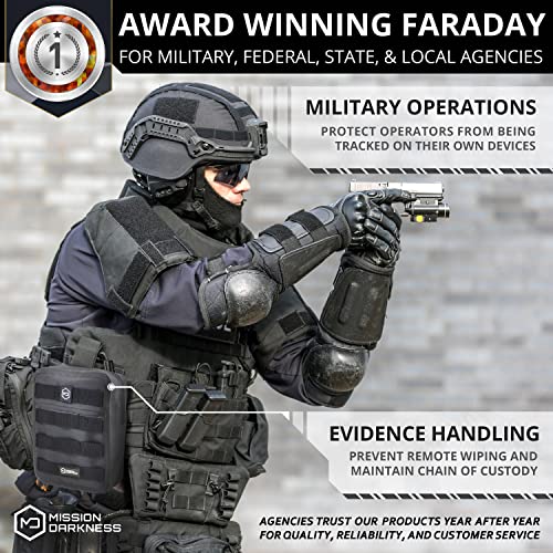 Mission Darkness Dry Shield MOLLE Faraday Pouch (2nd Gen) // Waterproof & Submergible Dry Bag + RF Shielding Liner. Signal Blocking, Anti-tracking, EMP Shield, Data Privacy, Electronic Device Security - 7