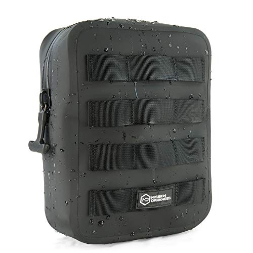 Mission Darkness Dry Shield MOLLE Faraday Pouch (2nd Gen) // Waterproof & Submergible Dry Bag + RF Shielding Liner. Signal Blocking, Anti-tracking, EMP Shield, Data Privacy, Electronic Device Security - 1