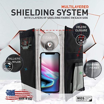 Mission Darkness Faraday Bag Bundle [Standard Collection] - Phone, Tablet, and Laptop Size Bags Included + Bonus Key fob Bag. RF Shielding, EMF Reduction, EMP Protection, Anti-Tracking & Hacking - 2