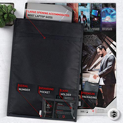 Mission Darkness Non-Window Faraday Bag for Laptops // Device Shielding for Law Enforcement & Military, Executive Privacy, Travel & Data Security, Anti-Hacking Anti-Tracking Anti-Spying Assurance - 6