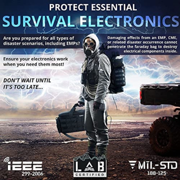 Mission Darkness Padded Utility Faraday Bag // Tactical Gear Bag with MOLLE Webbing and RF Signal Blocking Liner // Shields Delicate Electronics (Night Vision Goggles, Scopes, Cameras, Optics, Phones) - 5