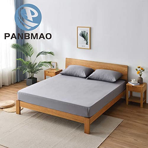 PANBMAO Brand Grounding Fitted Sheet with Grounding Cord, Pure Silver Fiber and Cotton, King Size(76"x80"x15") Grounding Fitted Sheet - 2