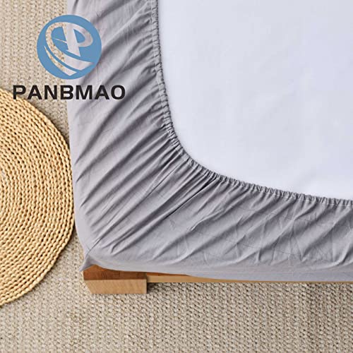 PANBMAO Brand Grounding Fitted Sheet with Grounding Cord, Pure Silver Fiber and Cotton, King Size(76"x80"x15") Grounding Fitted Sheet - 7