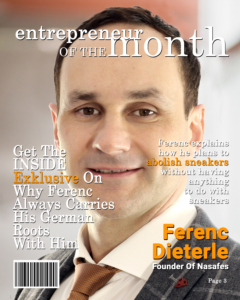 Ferenc Dieterle is entrepreneur of the month.