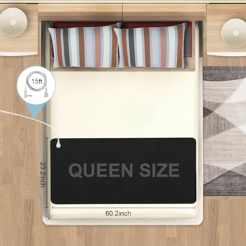 CMINAUS Grounding Mat for Bed (Queen 23