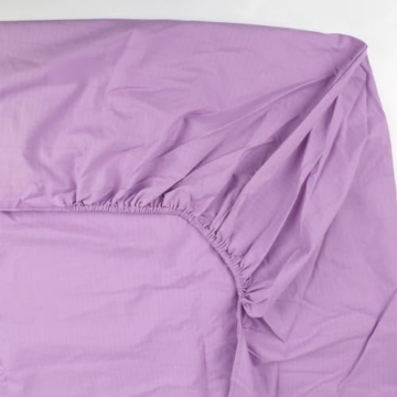 ConBlom Grounding Fitted Sheet with Grounding Cord, Earthing Sheets Queen Size, 5% Silver Fiber & 95% Cotton Fiber, Conductive Earthing Bed Sheet for Better Sleep (Purple, Queen) - 9