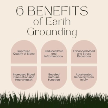 Zenful Living Earth Grounding Blanket, 40 x 60 inches, with 15 ft Grounding Cord for Earthing, Black - 7