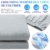 Calmbee Grounding Sheets Queen Size, 10% Pure Silver Fiber + 90% Organic Cotton, Grounding Sheet Earth Connected Bedding, Queen, 60