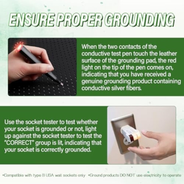 Grounding Mat for Bed for Improve Sleep, Pain Relief, Inflammation, Earth Mat Grounding Pad Balanced Energy, Wellness, Enjoy The Grounding Effect at Home (Twin/TwinXL) - 6