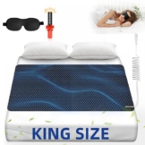 Grounding Mat for Bed, Grounding Pad for Sleeping, Anti-Slip PU Leather Grounding Mattress Earthing Mat Grounding Pad with Grounding Cord for Better Sleep, Pain and Stress Relief, 27.5''×76‘’, King - 1