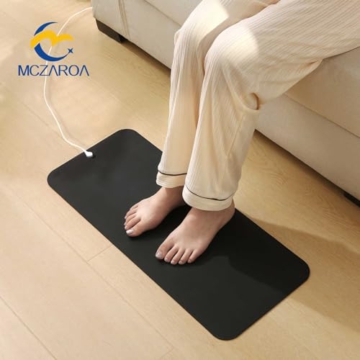 Grounding Mat Kit-Upgraded Universal Grounding Mat with 15ft Grounding Cord – Enhanced Conductivity for Effective Grounding 2Pk 27x11 Inch - 3