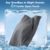 Grounding Sheets California King, 90% Rayon Derived from Bamboo Grounded Bed Sheets, Cooling & Breathable & Silky, Deep Pocket Grounding Fitted Earth Sheet 10% Silver Fiber for Better Sleep (Gray) - 3