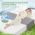 Grounding Sheets for All Mattress Sizes, BOVEREY Grounding Mat for Bed 10% Silver Fiber+90% Organic Cotton Grounding Sheets Sleeping Earth Grounded Mat, with Cord & Tester 104.3