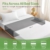 Grounding Sheets for All Mattress Sizes, BOVEREY Grounding Mat for Bed 10% Silver Fiber+90% Organic Cotton Grounding Sheets Sleeping Earth Grounded Mat, with Cord & Tester 104.3
