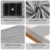 Grounding Sheets – Grounding Mat for Bed, 10% Silver Fiber Grounded Fitted Bed Earth Sheets for All Mattress Sizes, Includes Grounding Cord (Deep Gray) - 5