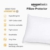 Amazon Basics Standard Pillowcase with Zipper, 100% Cotton Hypoallergenic, Pillow Protector, White (27 x 21 Inches), Pillows Not Included - 6