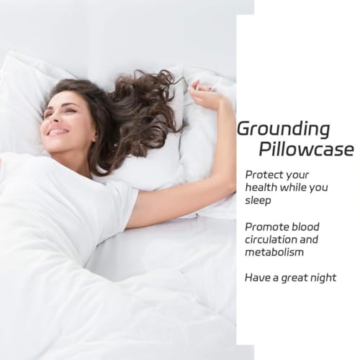 Grounding Flat Sheet, Conductive Mat with Pure Silver Thread for Better Sleep Healthy Earth Energy White Color with Cords and Grounding Bracelet (Full 54x75 Inch) - 2