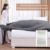 Grounding Sheet Kit, Grounding Flat Sheet with 15ft US Grounding Cable, Fits All Bed Sizes, Natural Cotton&Silver Fiber,High Conductivity Grounding Mat for Better Sleep (Full) - 5