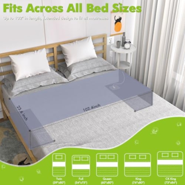 Grounding Sheets for Bed, 92% Organic Cotton + 8% Pure Silver Fiber,Enjoy The Grounding Effect Indoors, for Better Sleep, Pain and Stress Relief, Grounding Mat Set Comes with Grounding Cord（Gray） - 2