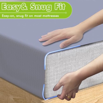 Grounding Sheets for Bed, 92% Organic Cotton + 8% Pure Silver Fiber,Enjoy The Grounding Effect Indoors, for Better Sleep, Pain and Stress Relief, Grounding Mat Set Comes with Grounding Cord（Gray） - 6