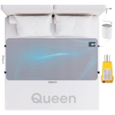 Grounding Mat for Bed, Grounding Mat with 10% Silver Fiber and 90% Cotton, 27’’x60’’ Connected Earth Grounding Sheets with Outlet Tester and Grounding Cord (Queen) - 1