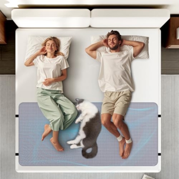 Grounding Mat for Bed, Grounding Mat with 10% Silver Fiber and 90% Cotton, 27’’x76’’ Connected Earth Grounding Sheets with Outlet Tester and Grounding Cord (King) - 6