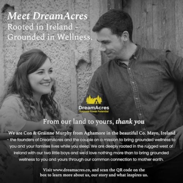 DreamAcres Earthing Grounding Sheets Queen Size - Cotton Bed Sheets Queen Size with Cord, Socket Tester, Eye Mask - 95% Organic Cotton + 5% Silver Fibre Bed Sheets for Pain Relief and Improved Sleep - 3